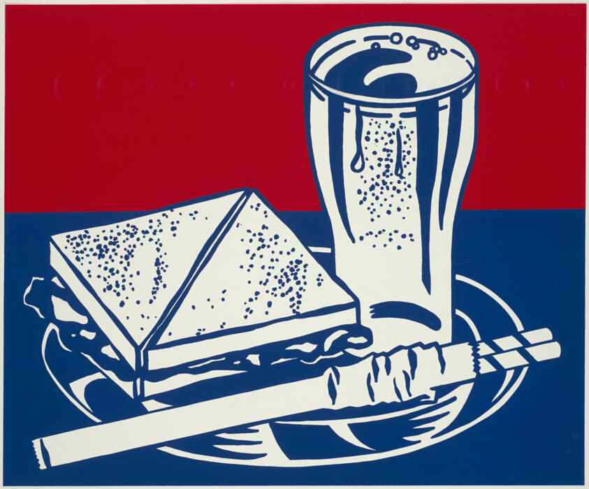 Sandwich and Soda, from X + X (Ten Works by Ten Painters)