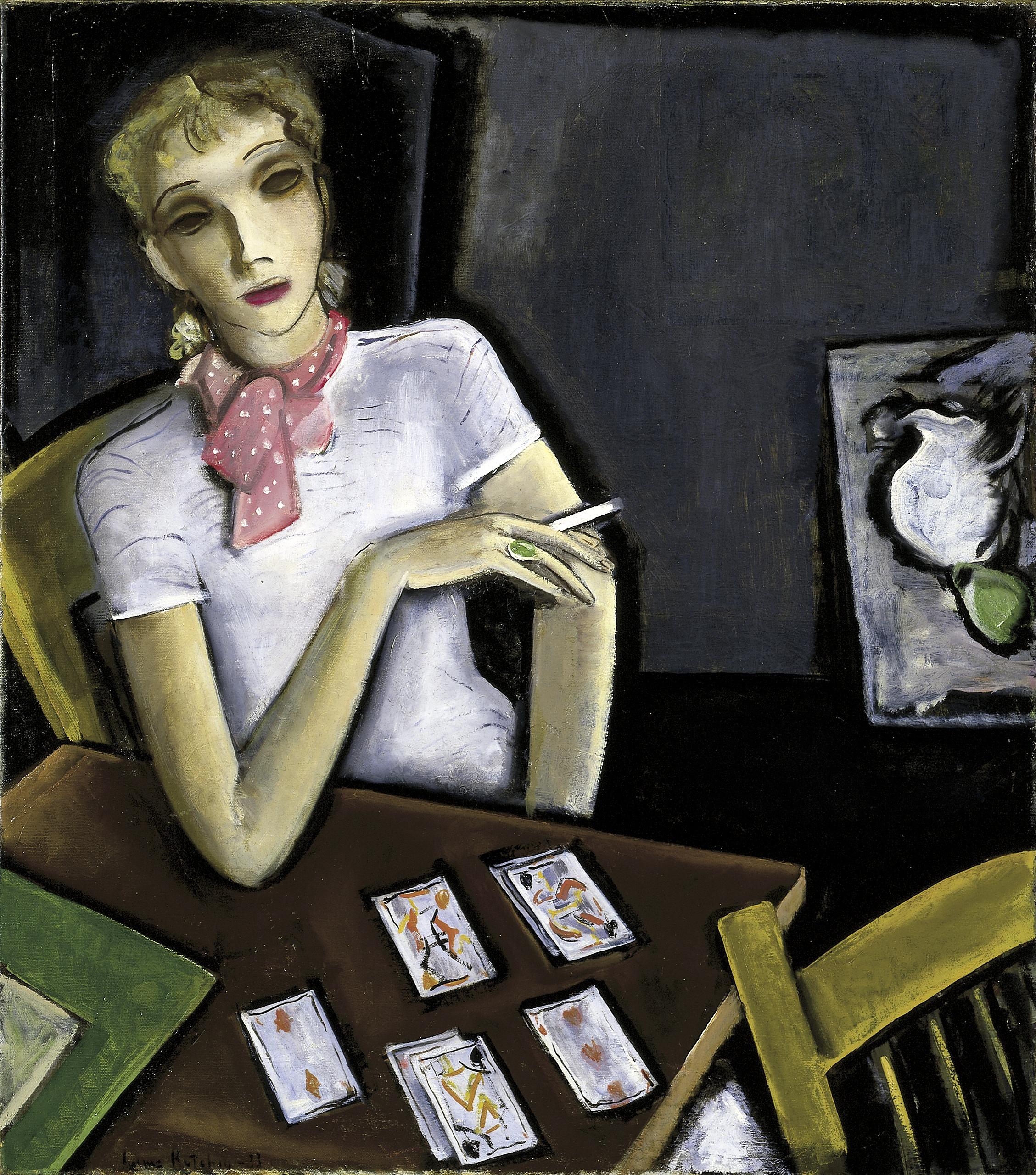 Girl with Cards